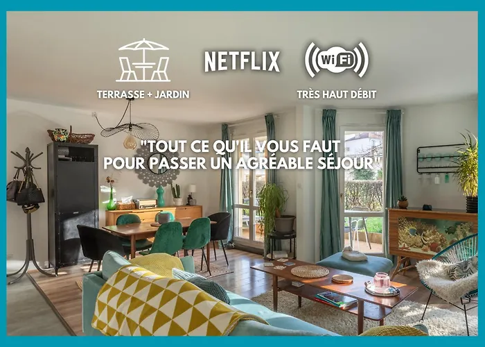 T3 Ideal Famille & Pros, Calme, Parking, Jardin