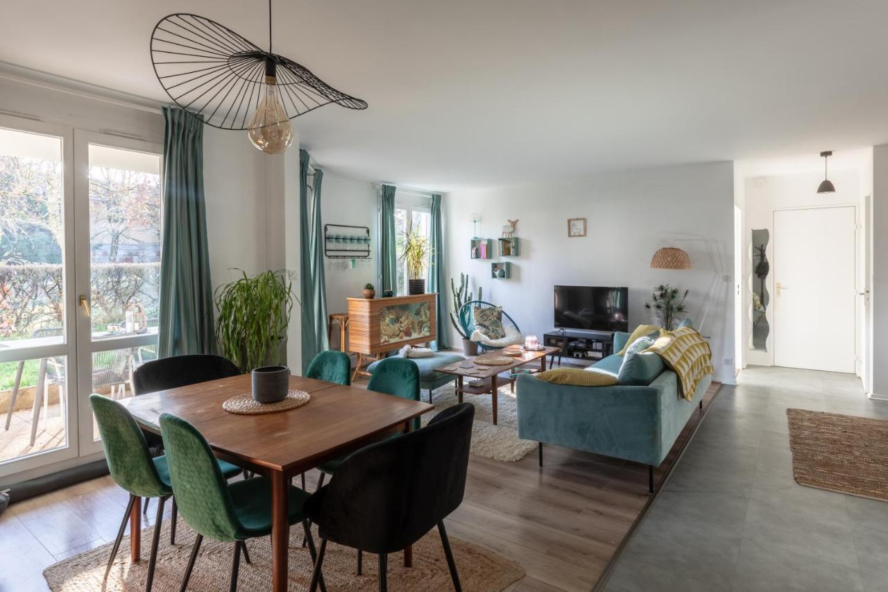 T3 Ideal Famille & Pros, Calme, Parking, Jardin Apartment *